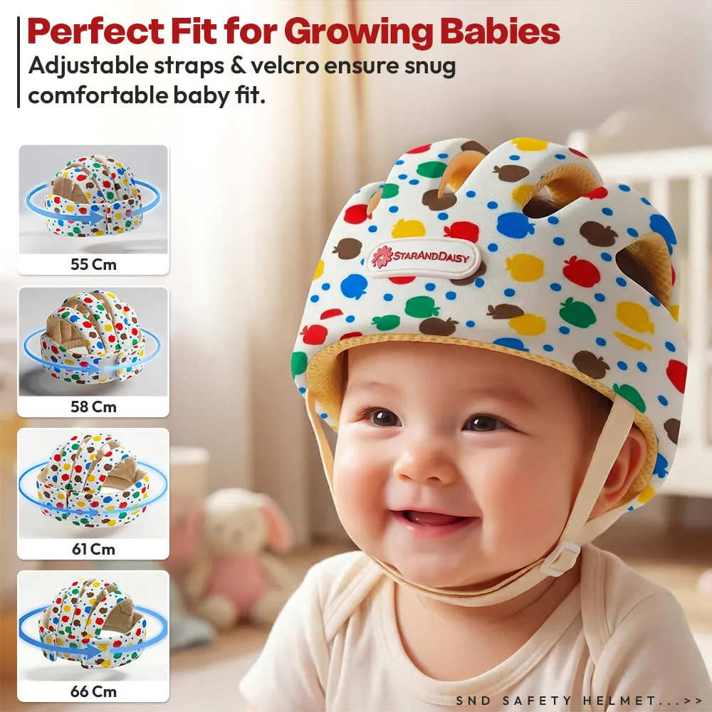 safety helmet apple print