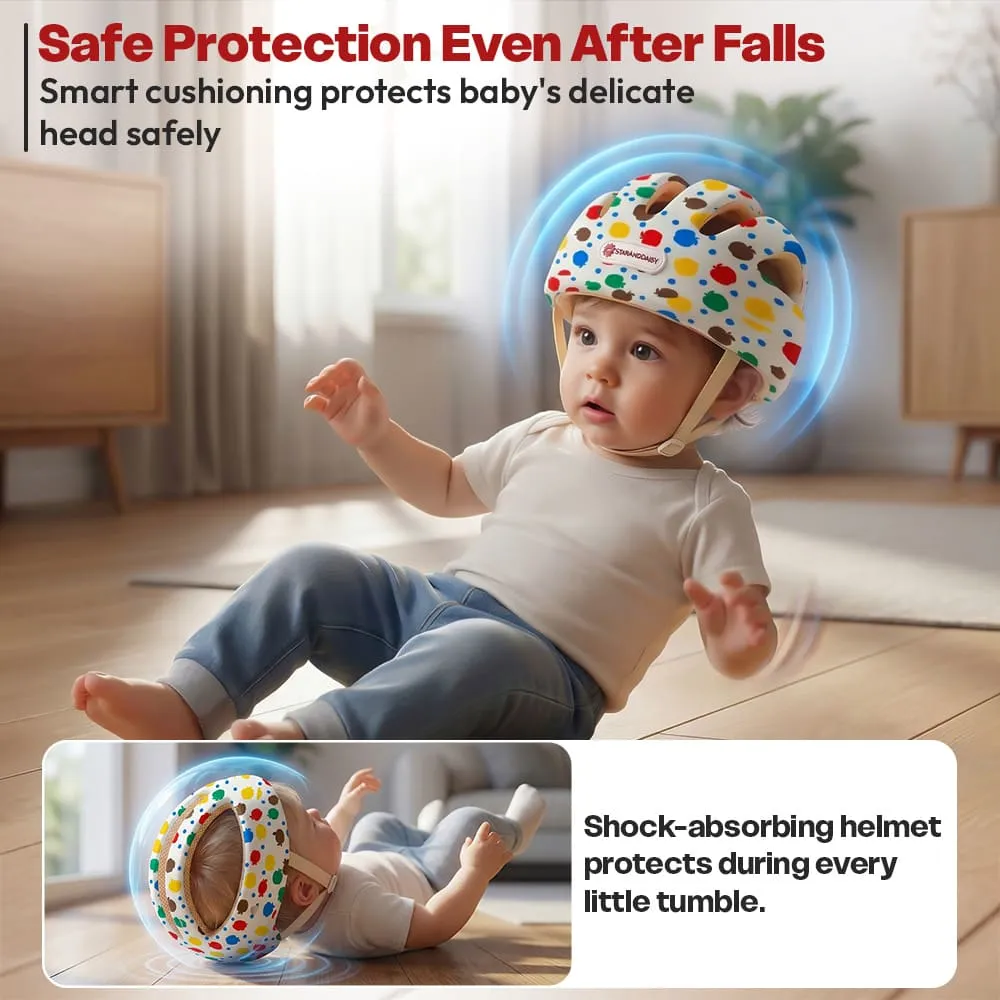 safety helmet apple print