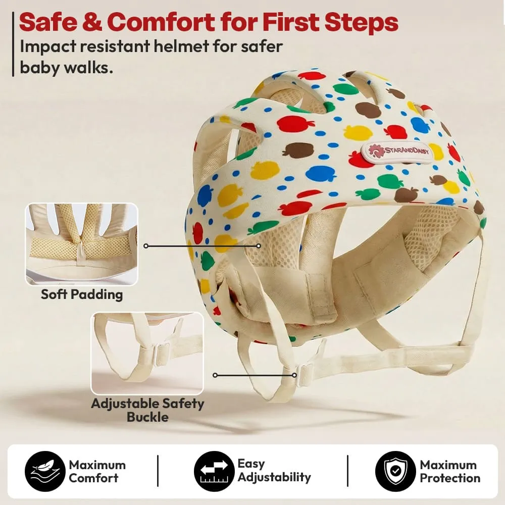 safety helmet apple print