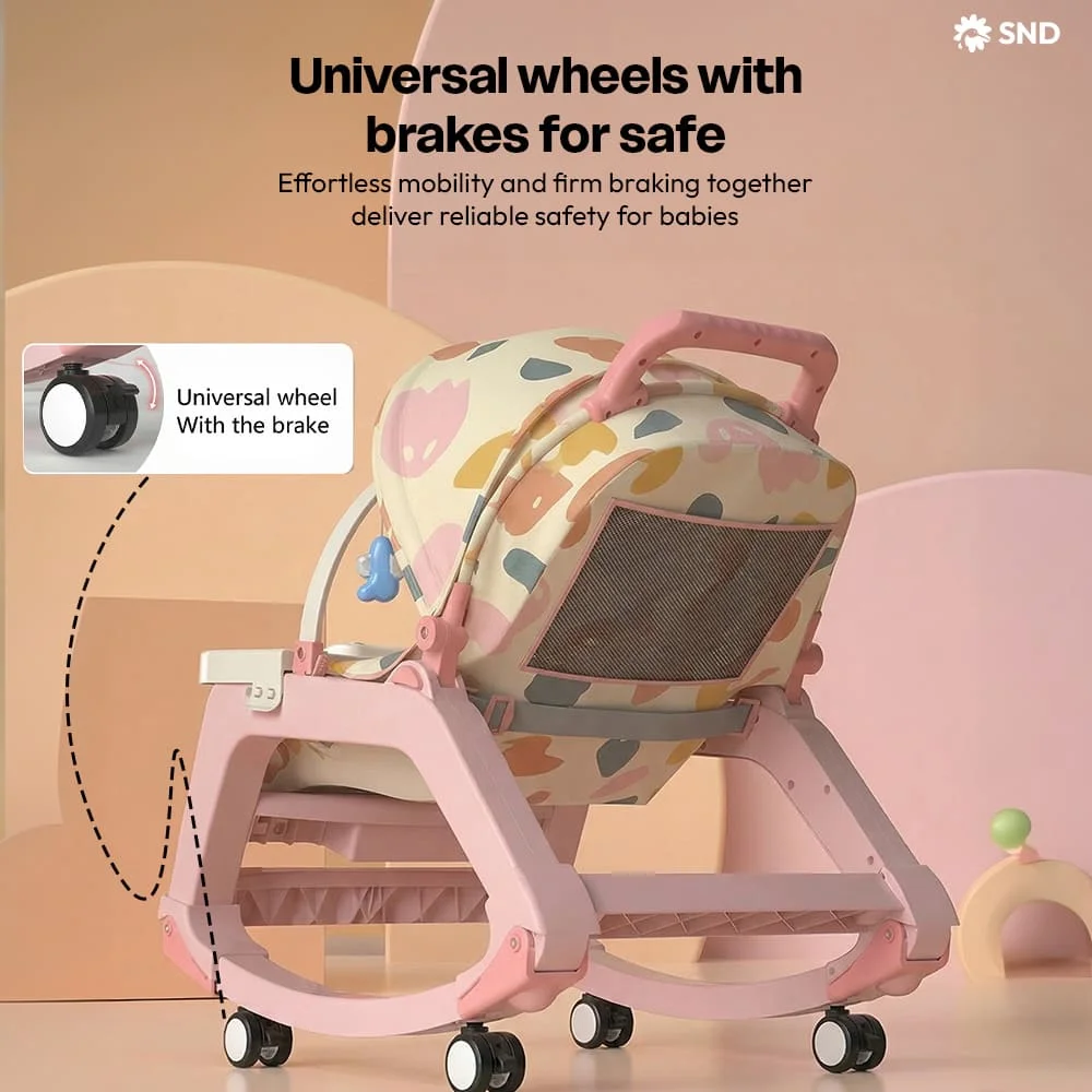 Multi purpose Rocking Chair pink