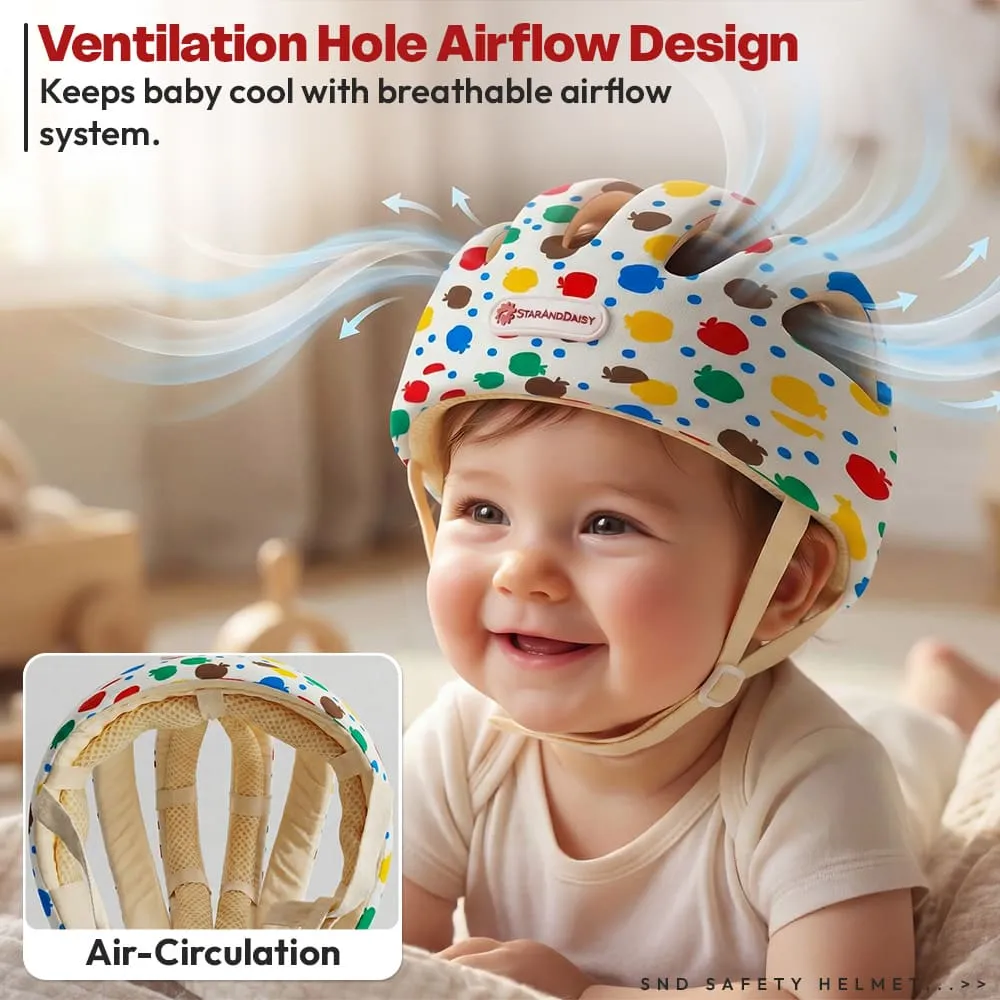 safety helmet apple print