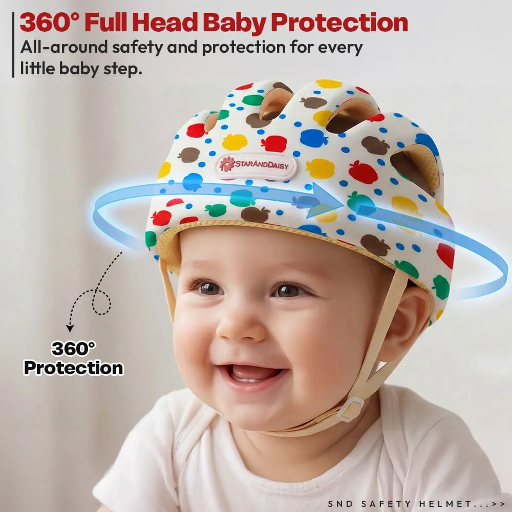 safety helmet apple print