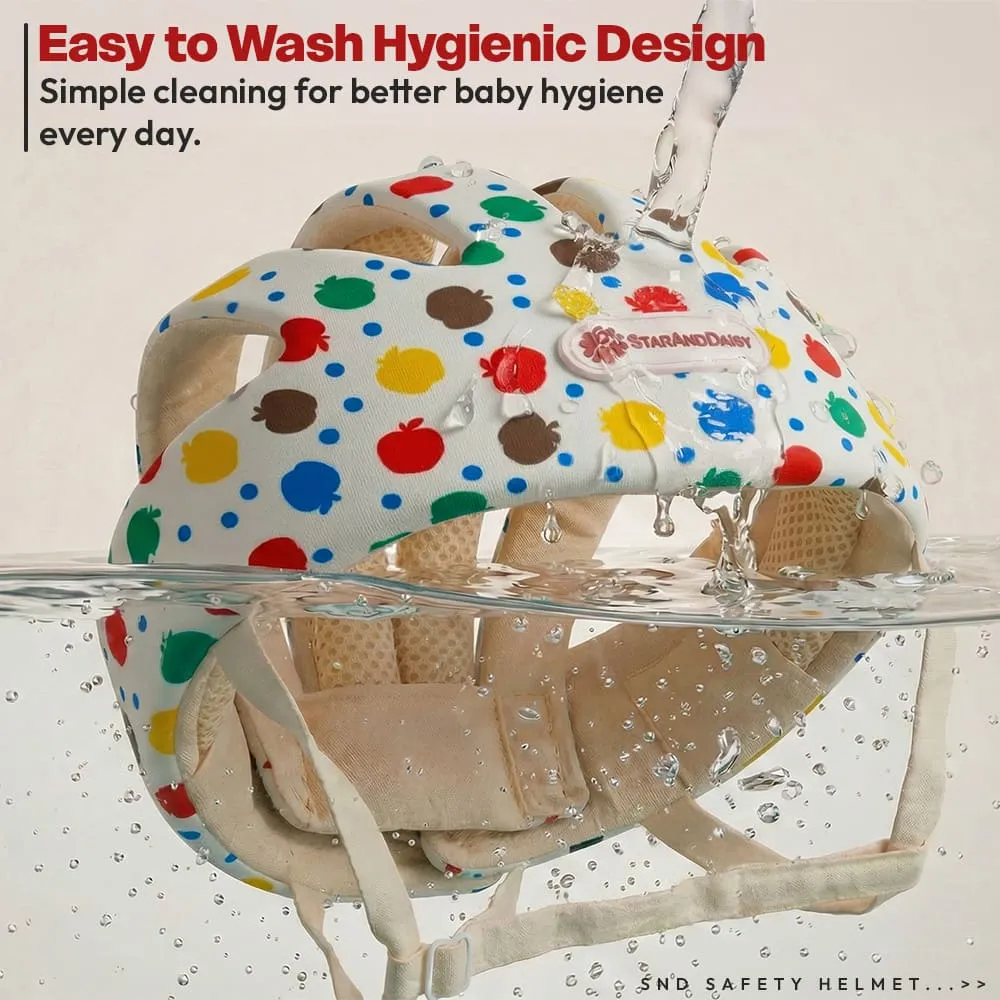 safety helmet apple print