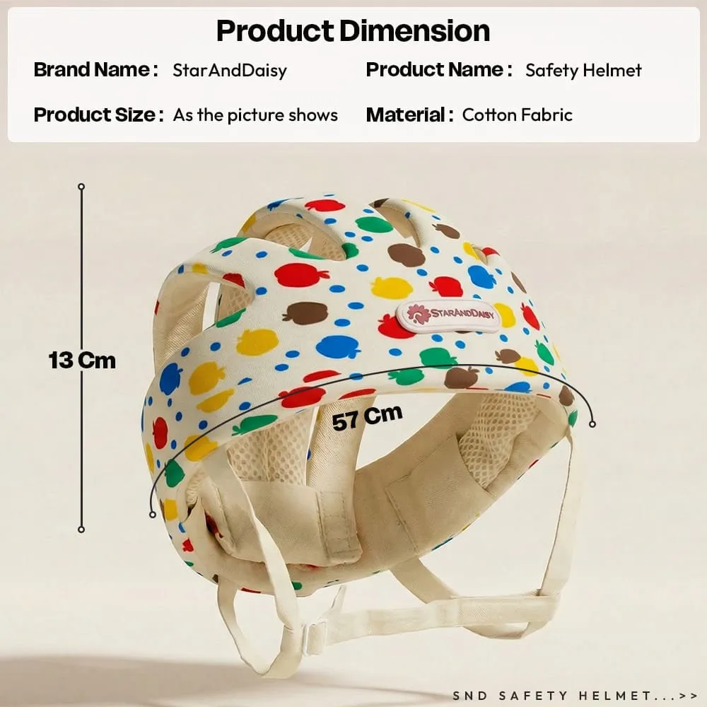 safety helmet apple print