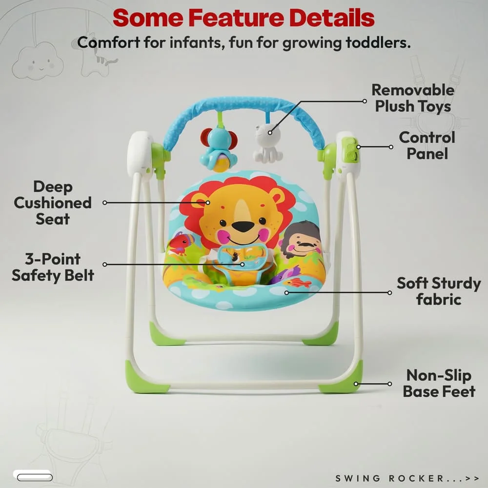 Deluxe Bouncer Portable Swing