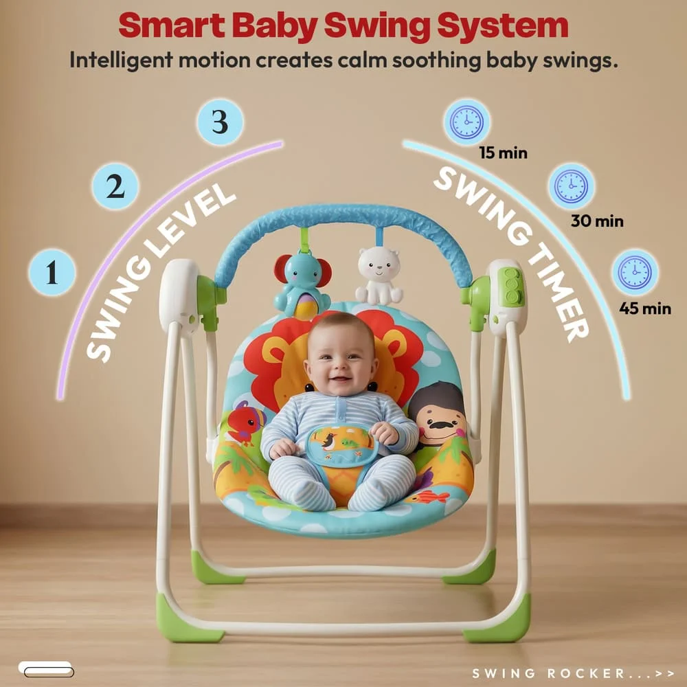 Deluxe Bouncer Portable Swing