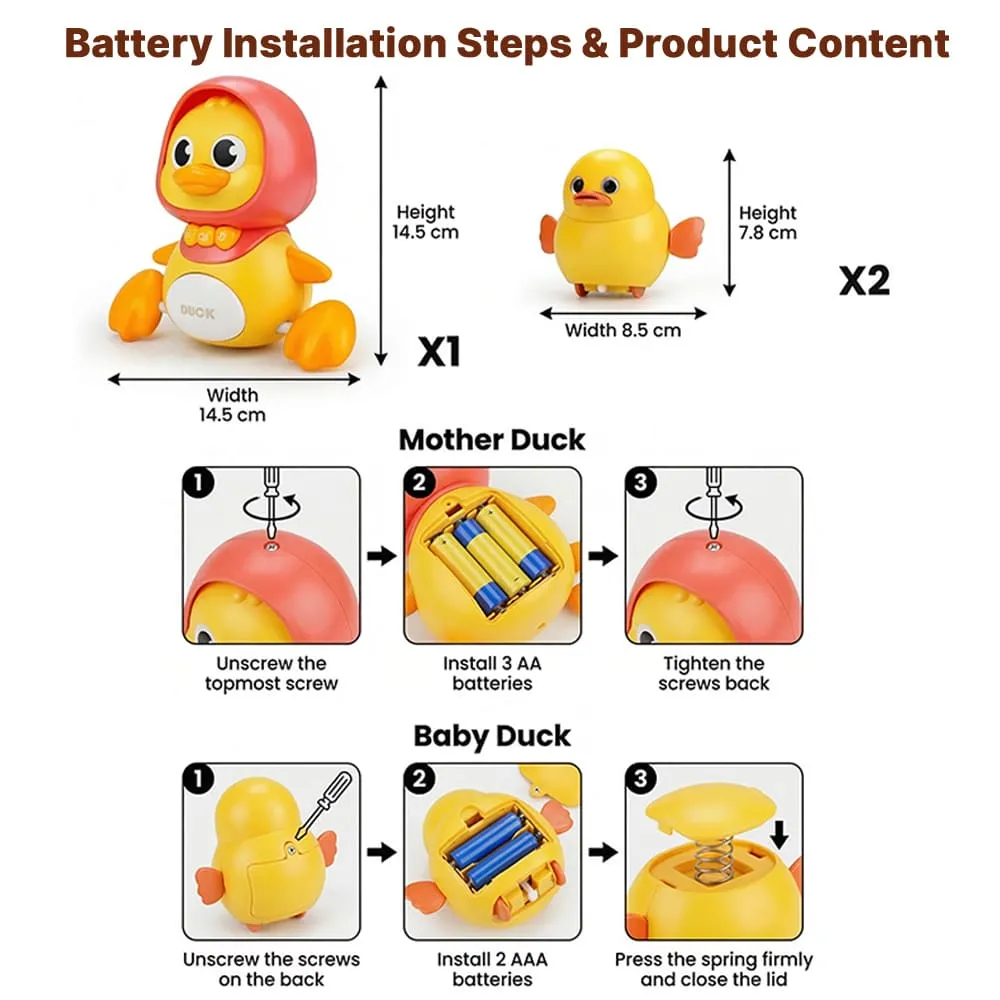 Musical Wabble Duck Family