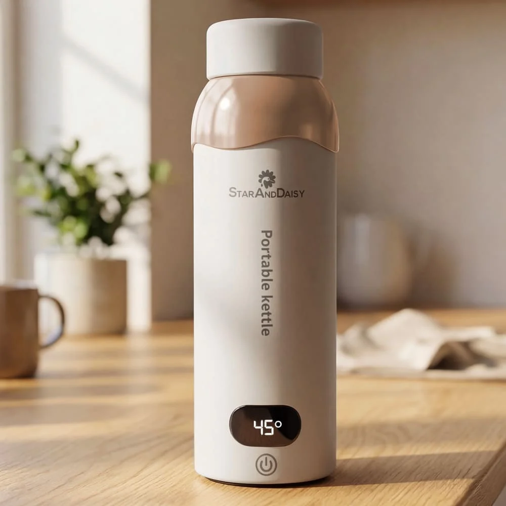 Portable Kettle Beige