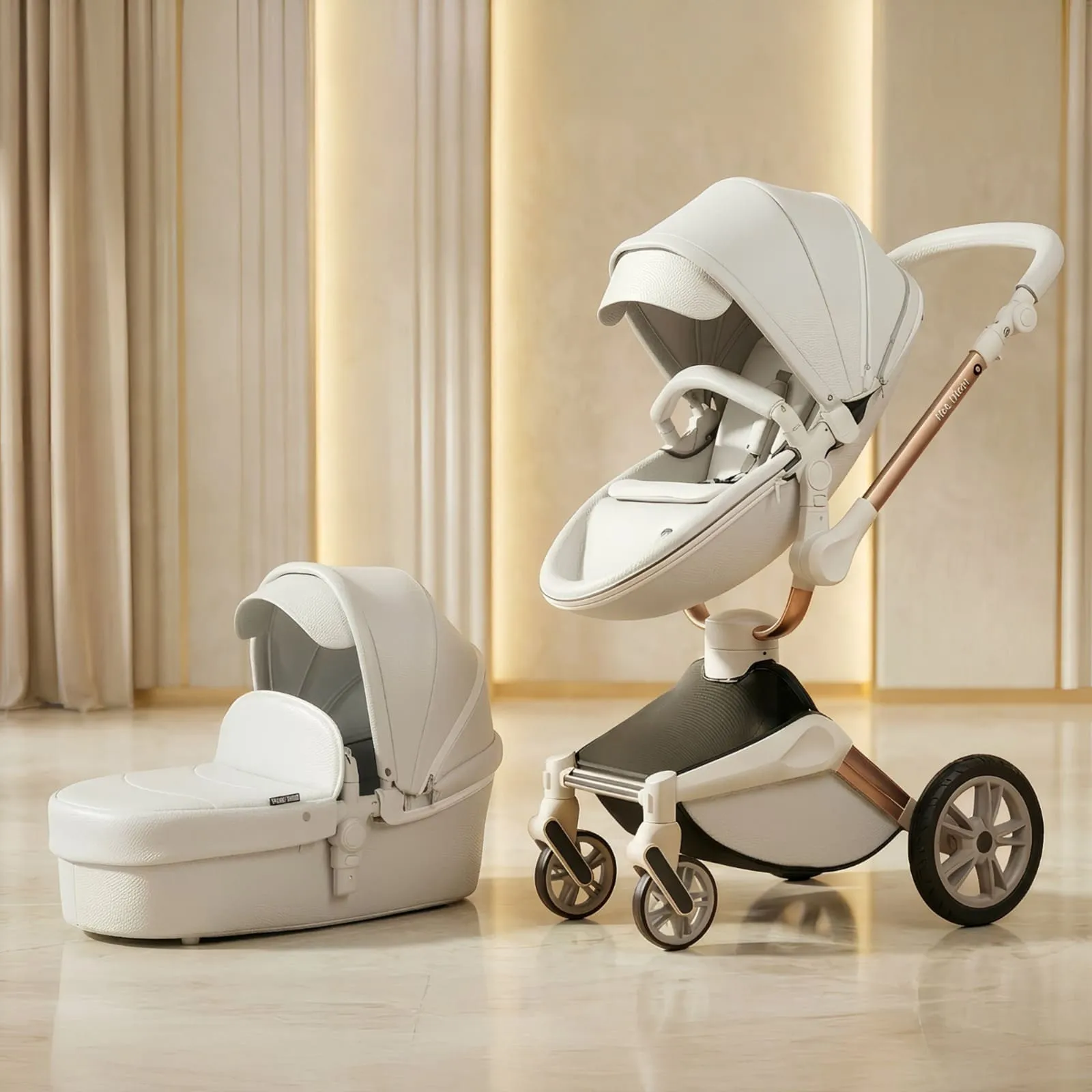 F23 High Landscape 30 Rotate Hot Mom Stroller Grey