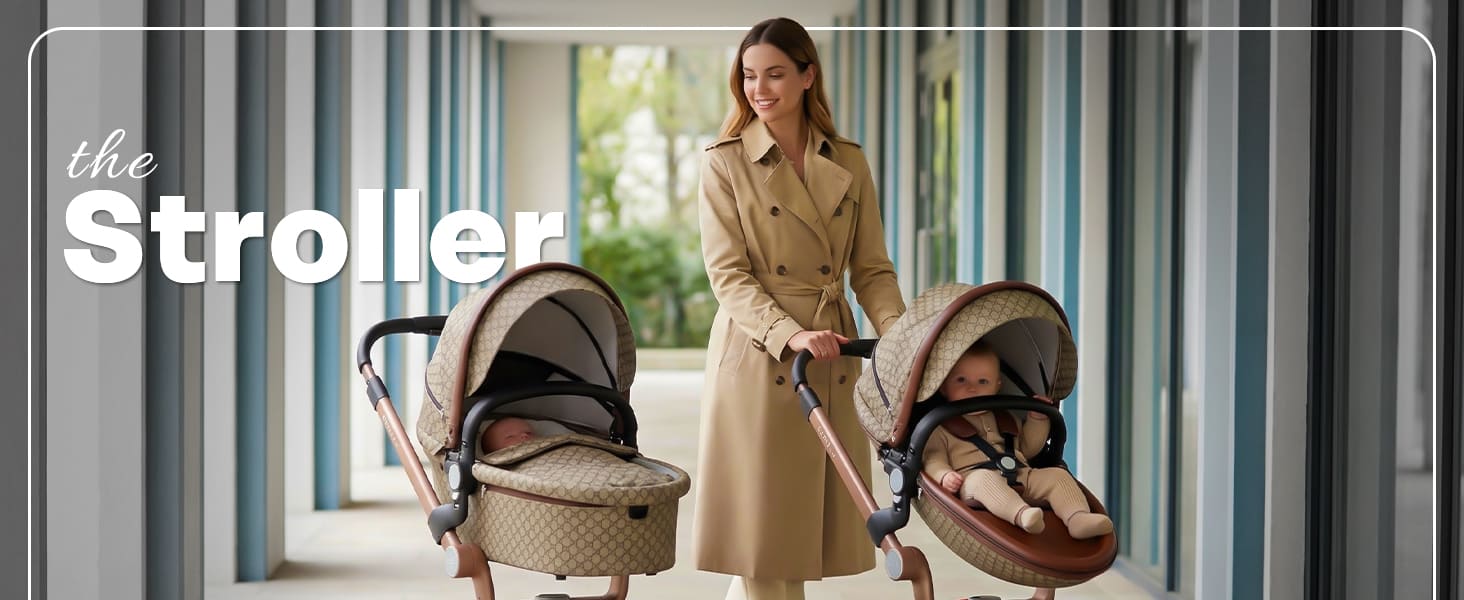 Hot Mom Luxury 3-in-1 Baby Stroller Hot Mom Luxury 3-in-1 Baby Stroller