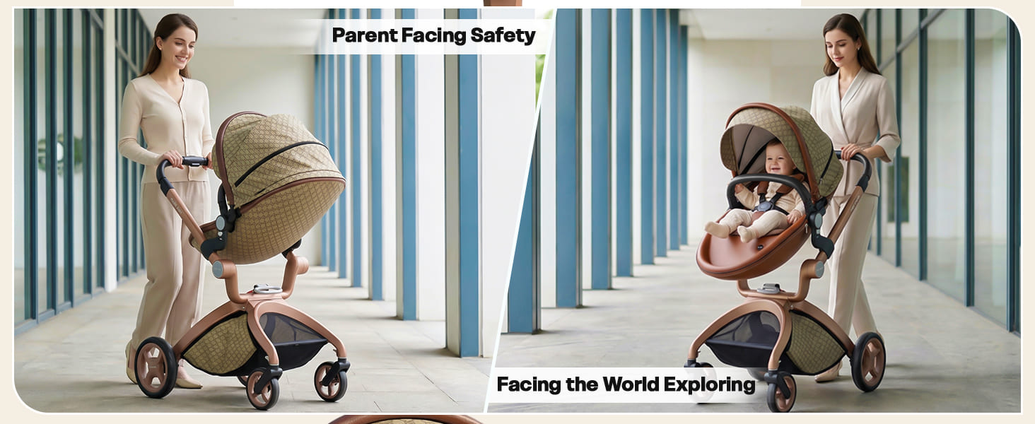 Hot Mom Luxury 3-in-1 Baby Stroller Hot Mom Luxury 3-in-1 Baby Stroller