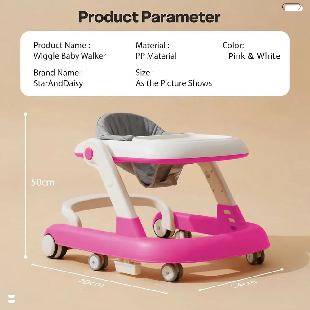 pink wiggle walker dimension