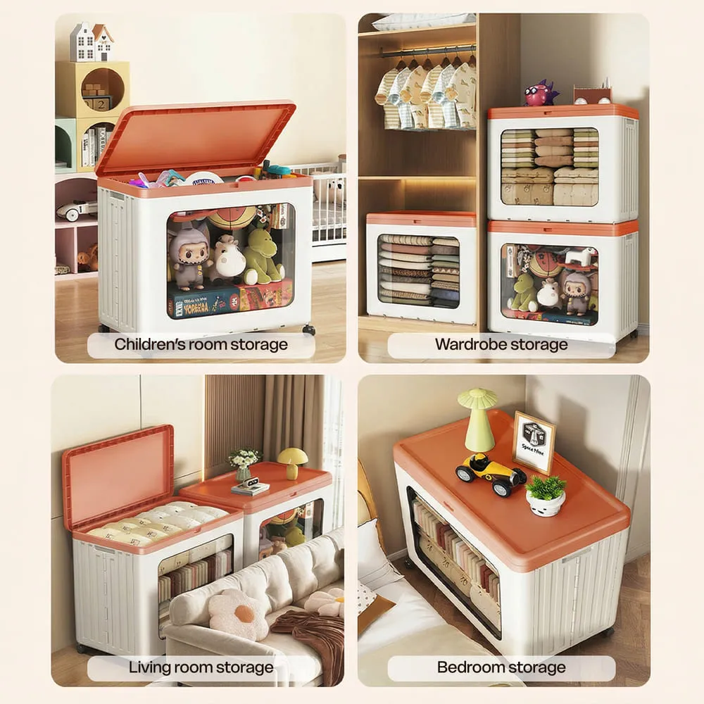 usage of Folding toy box and clothing storage box