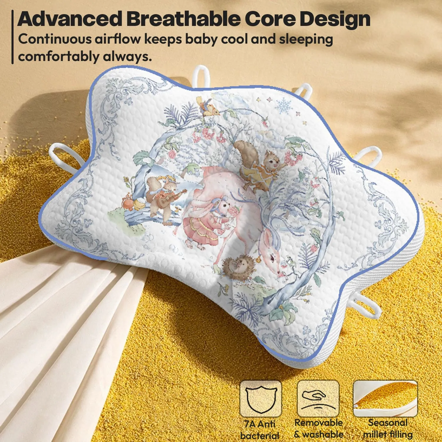 Starfish Awstring Pillow