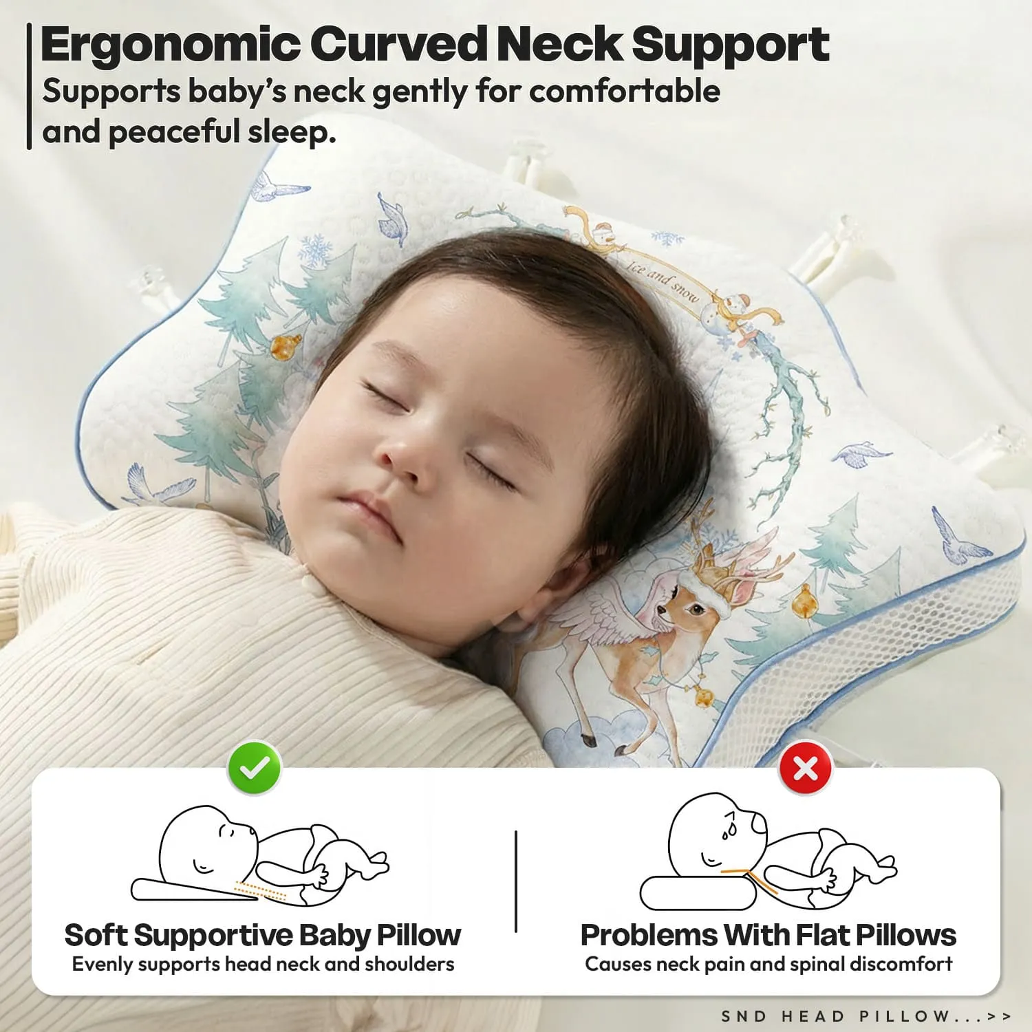 Starfish Awstring Pillow Deer