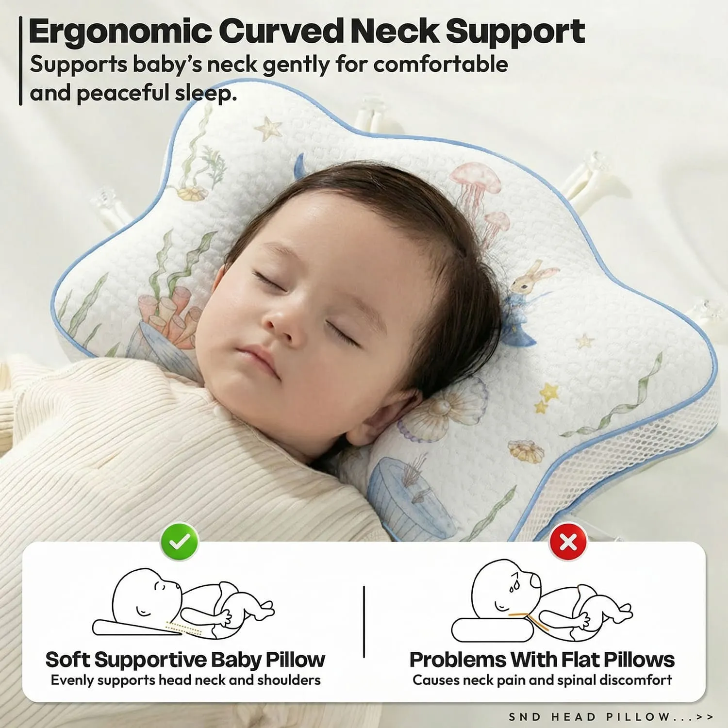 Starfish Awstring Pillow Whale