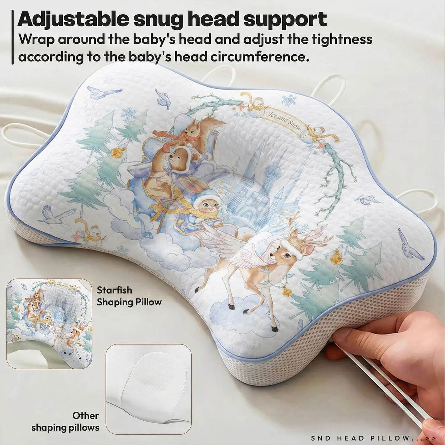 Starfish Awstring Pillow Deer