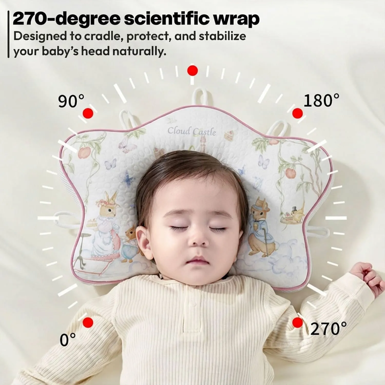 Starfish Awstring Pillow Castle