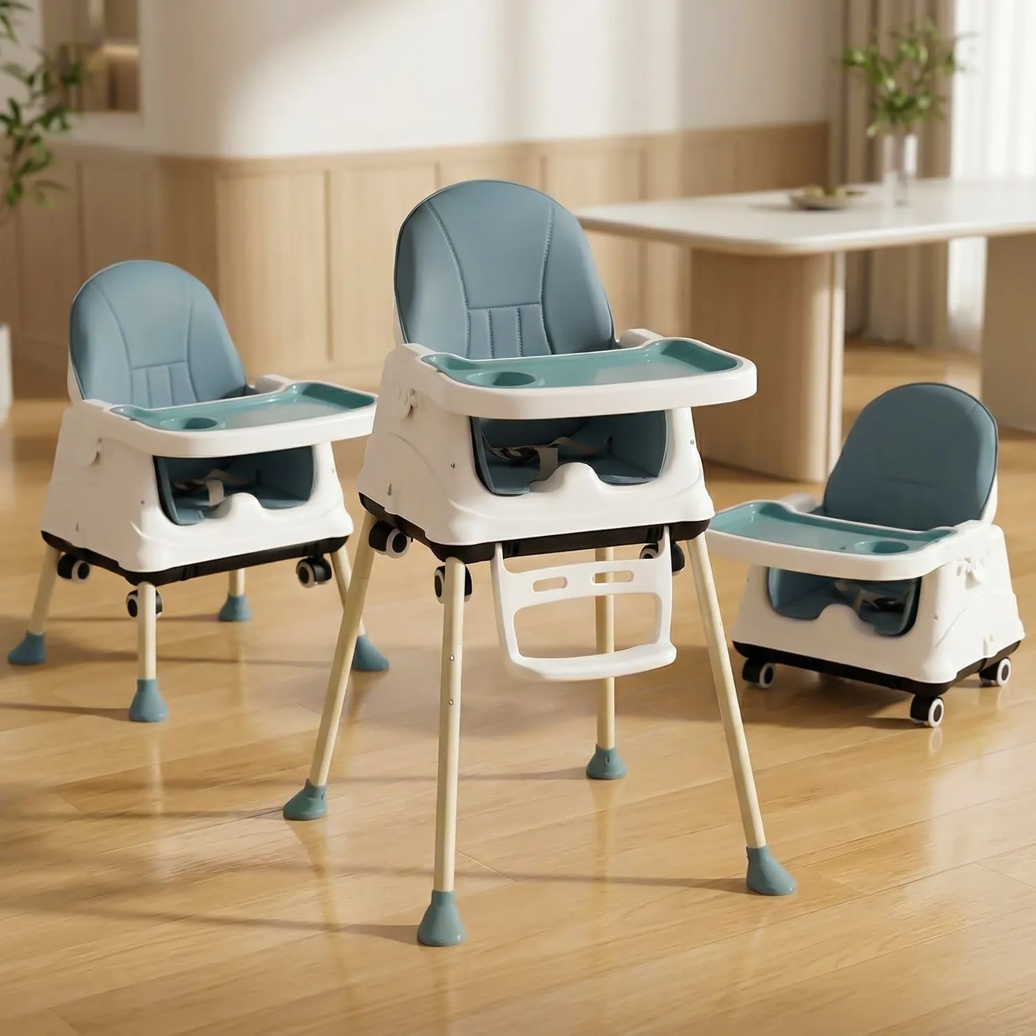 3 in 1 high chiar blue