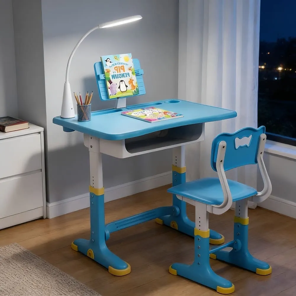 s01 study table with light blue