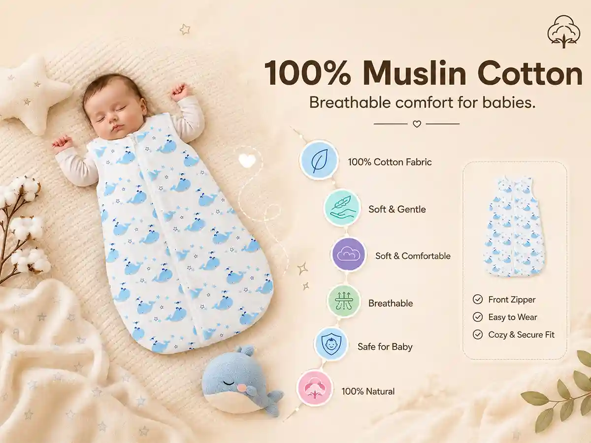 baby sleeping sack - Dolphin print baby sleeping sack - Dolphin print