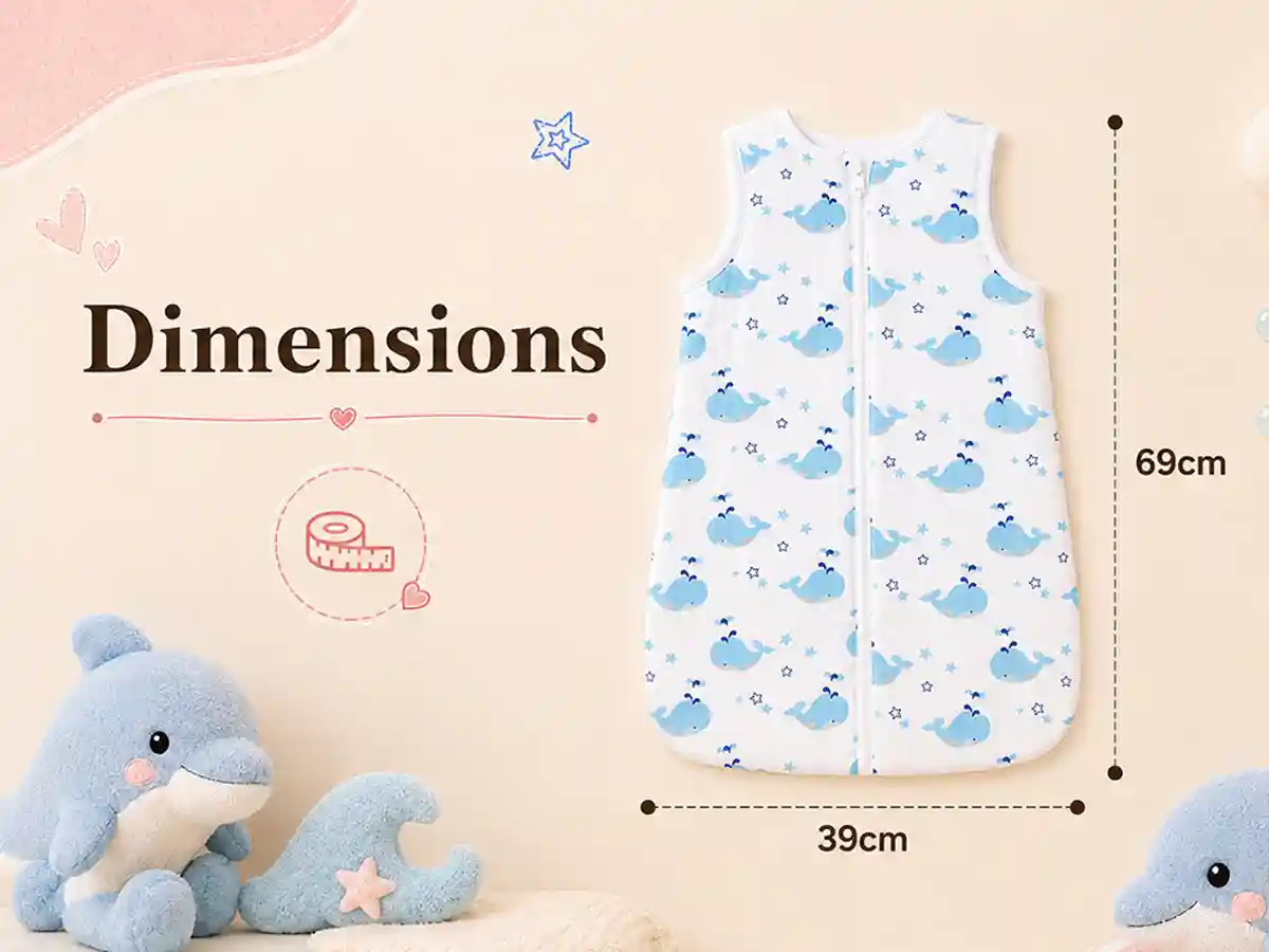 baby sleeping sack - Dolphin print baby sleeping sack - Dolphin print