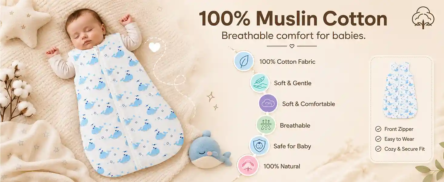 baby sleeping sack - Dolphin print baby sleeping sack - Dolphin print
