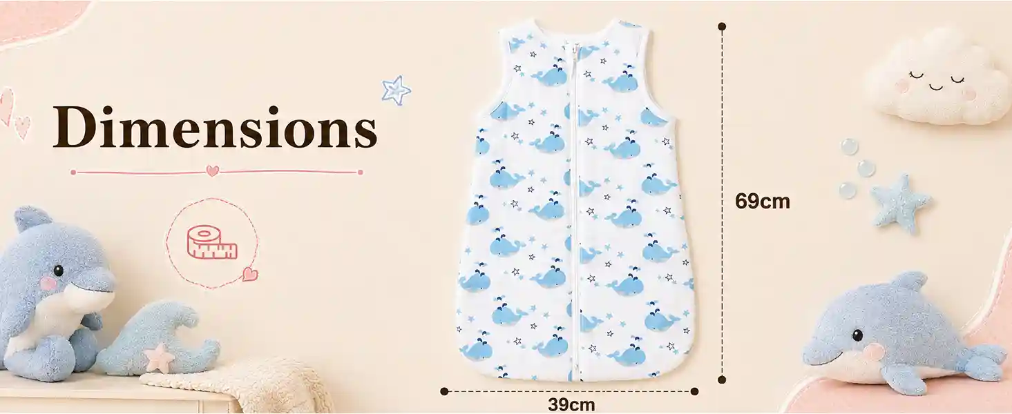baby sleeping sack - Dolphin print baby sleeping sack - Dolphin print