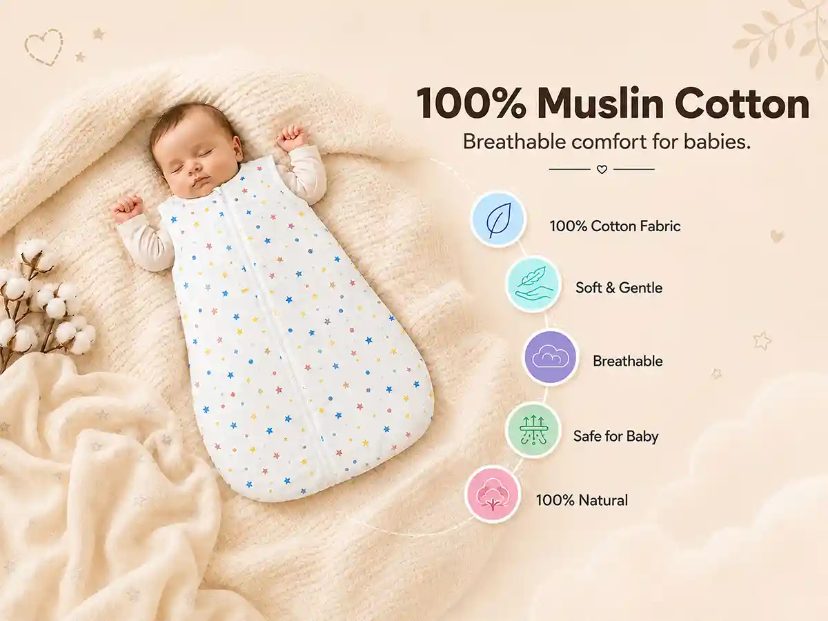 baby sleeping sack - Star print baby sleeping sack - Star print