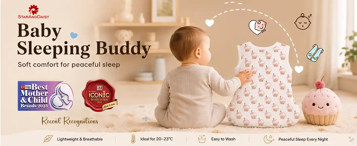 baby sleeping sack - cupcake print baby sleeping sack - cupcake print