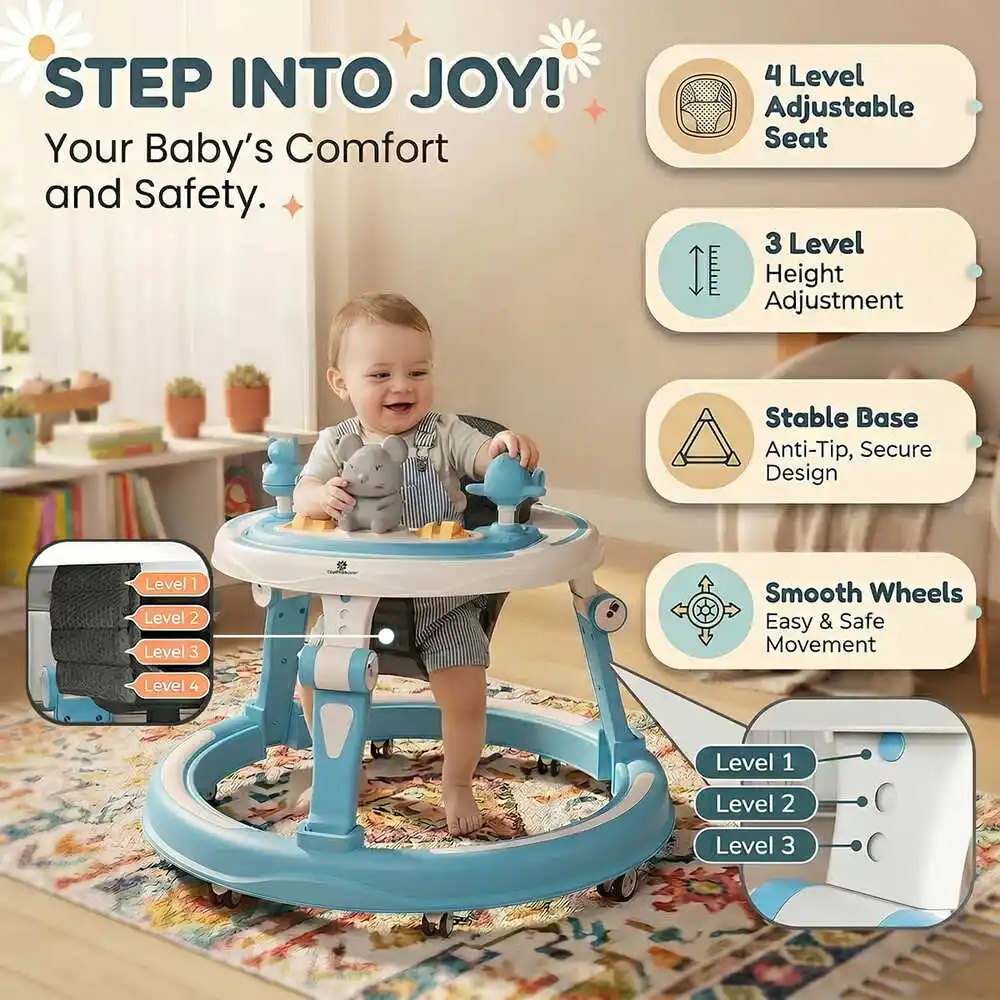 baby walker sky blue