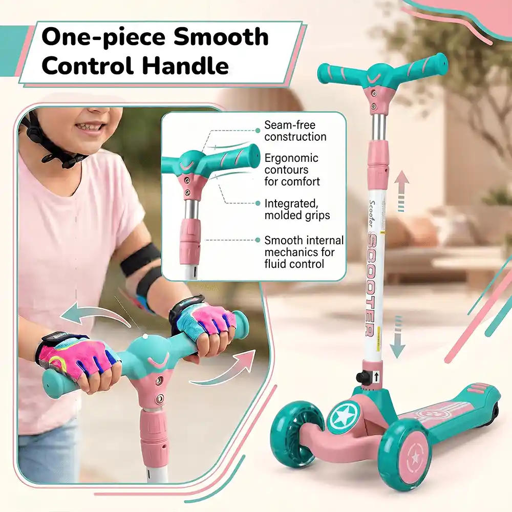 glidee scooter pink-green