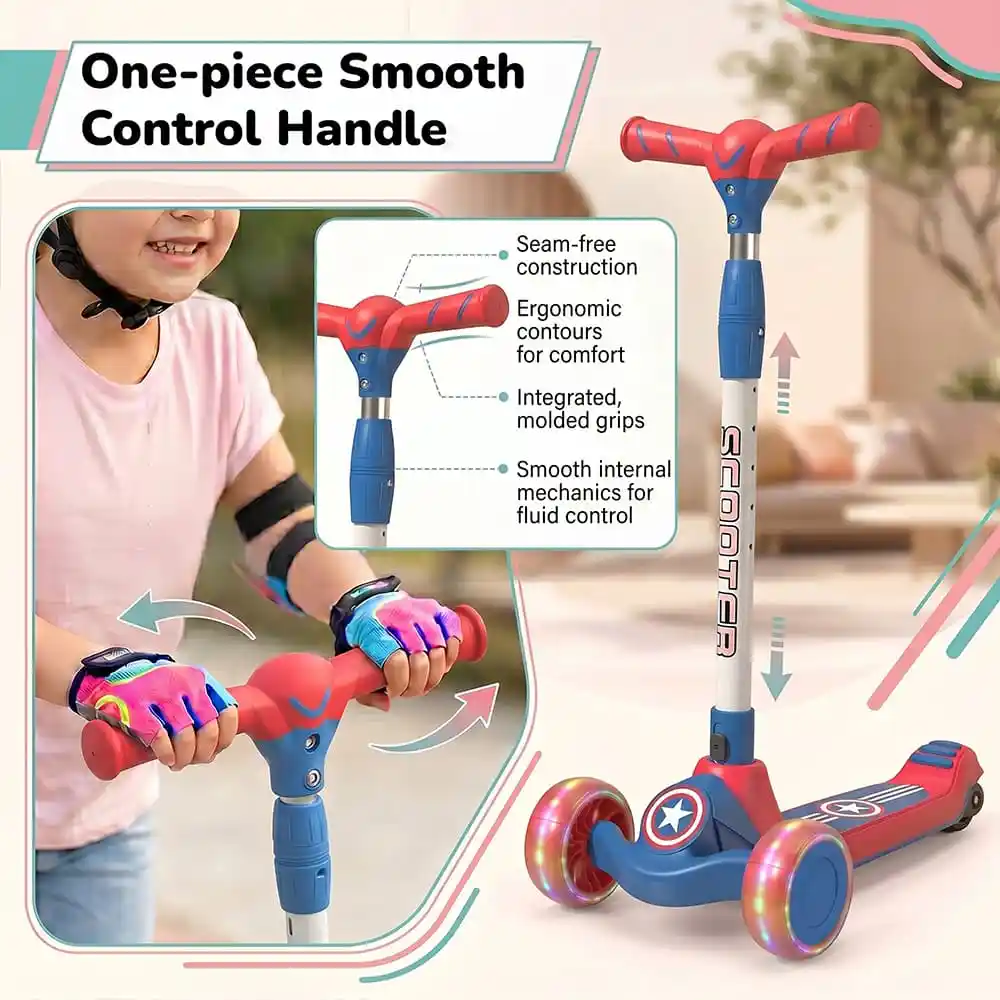 glidee scooter red-blue