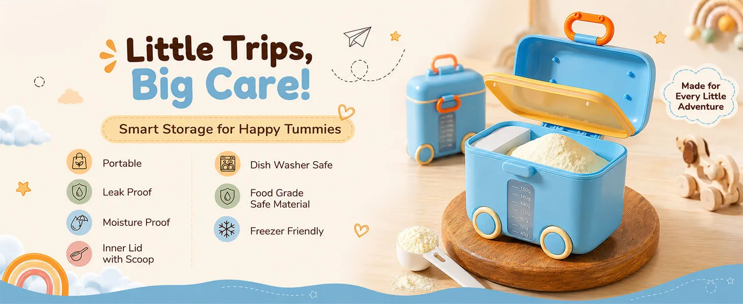 Baby Formula Milk Powder Storage Container