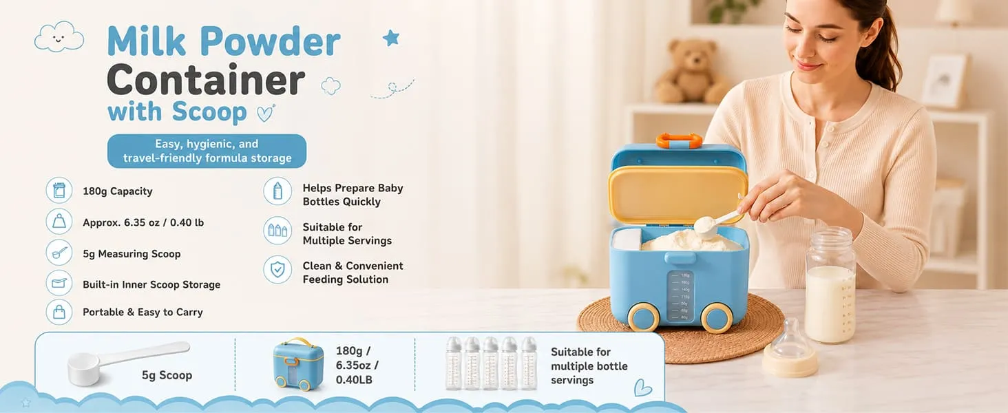 Baby Formula Milk Powder Storage Container