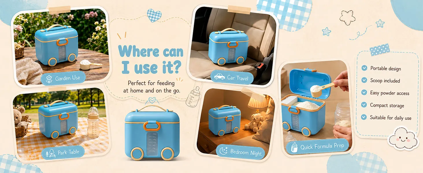 Baby Formula Milk Powder Storage Container