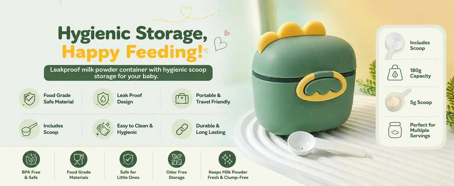 Portable Baby Formula Milk Powder Box