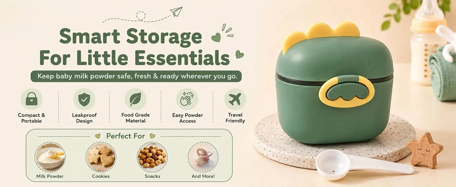 Portable Baby Formula Milk Powder Box