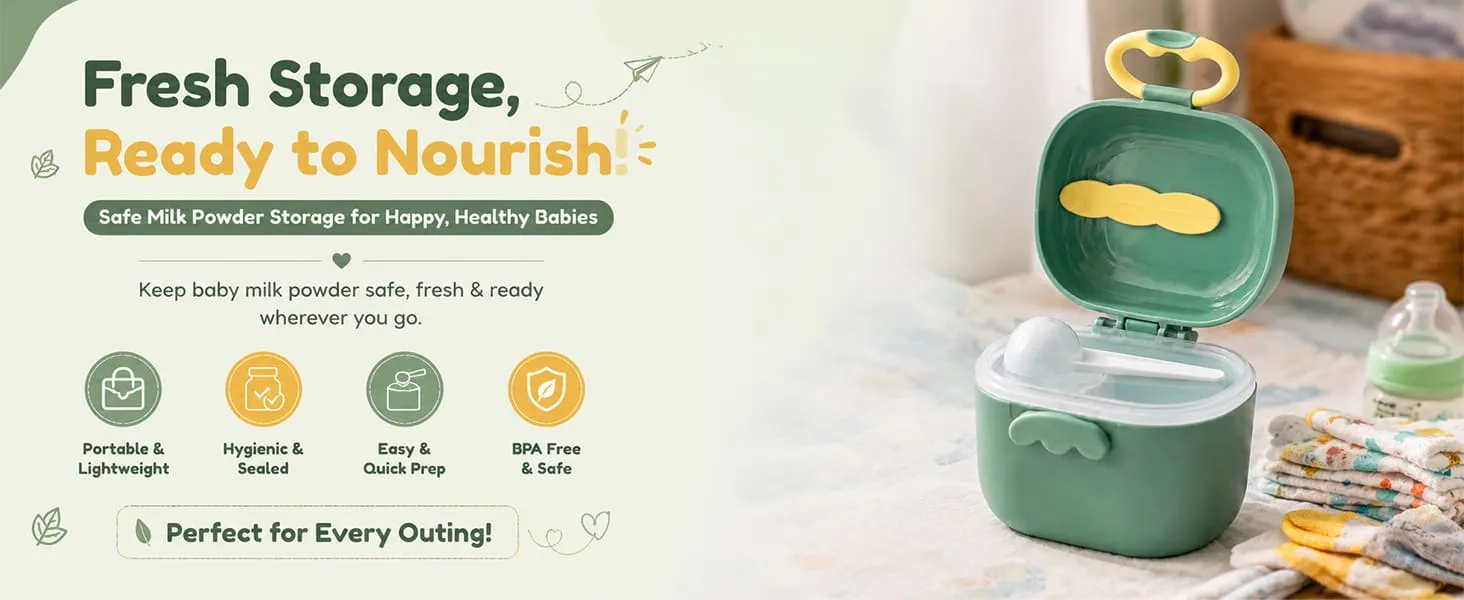 Portable Baby Formula Milk Powder Box