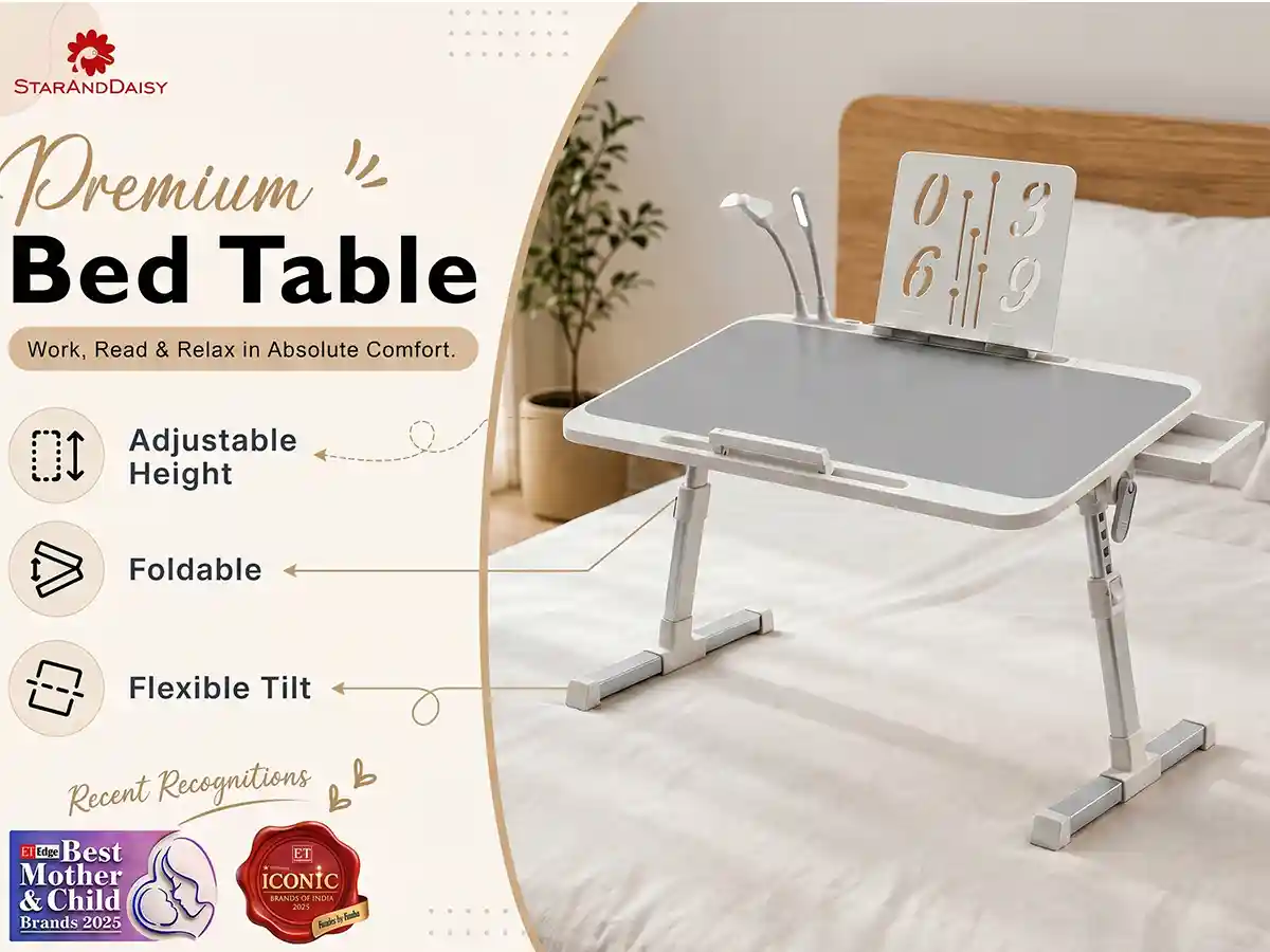 N3-Bed Table-Grey