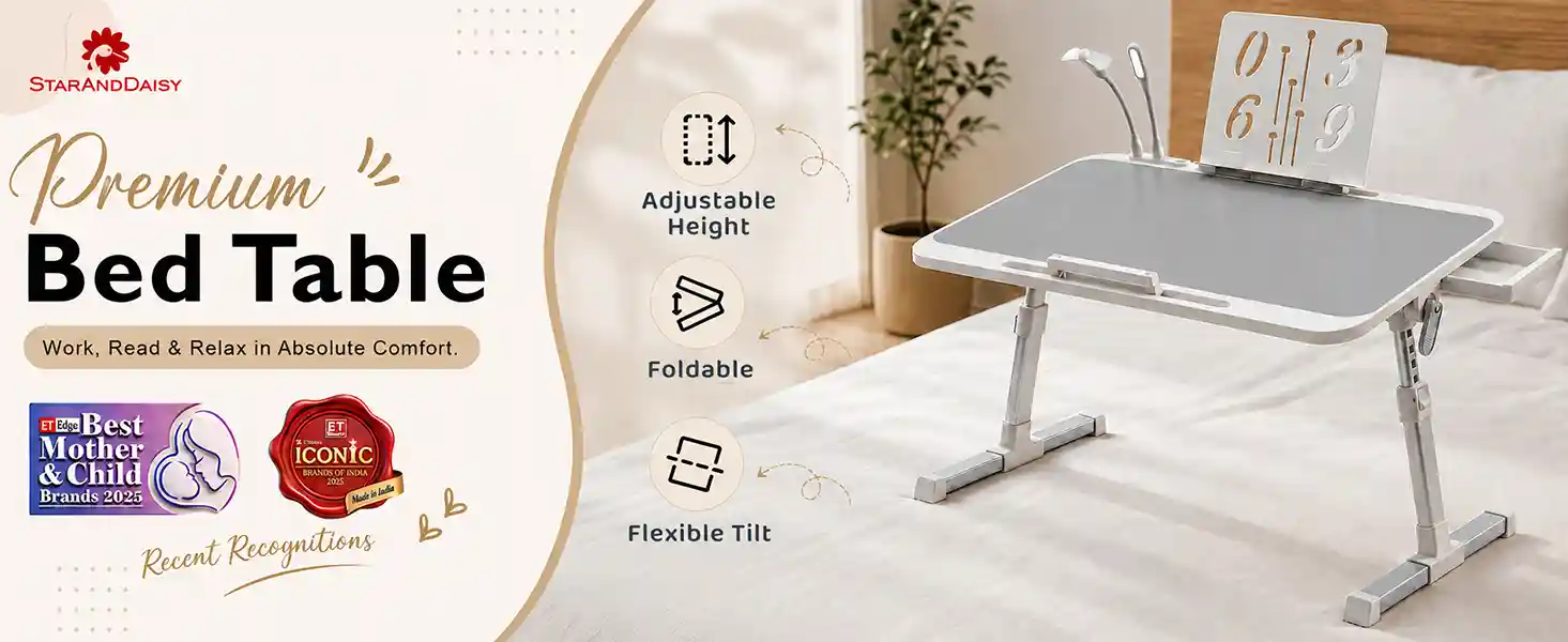 N3-Bed Table-Grey