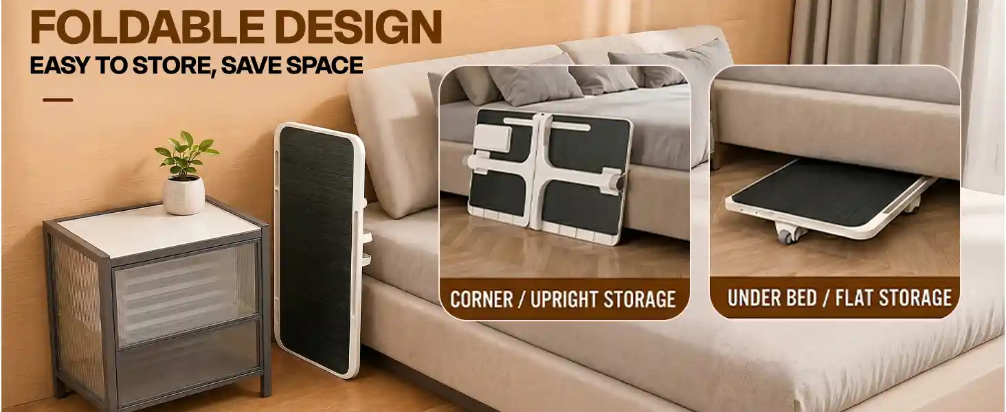 T9 Bed Table - Black & white