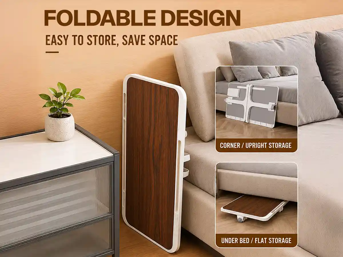 T9 Bed Table - Brown