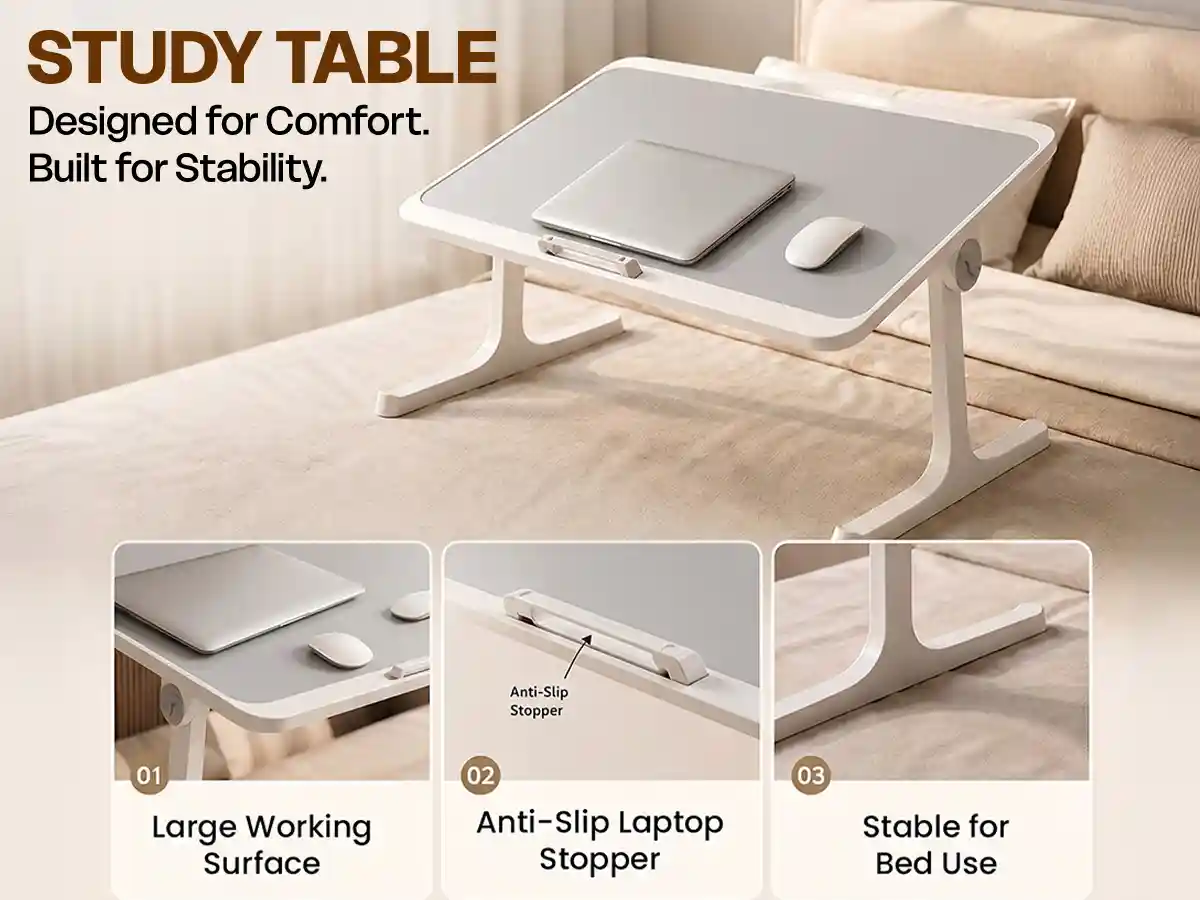 T9 Bed Table - Grey
