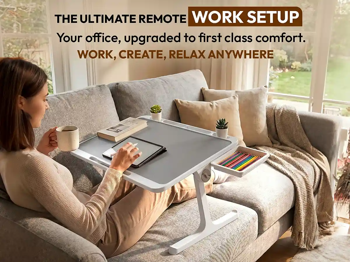 T9 Bed Table - Grey