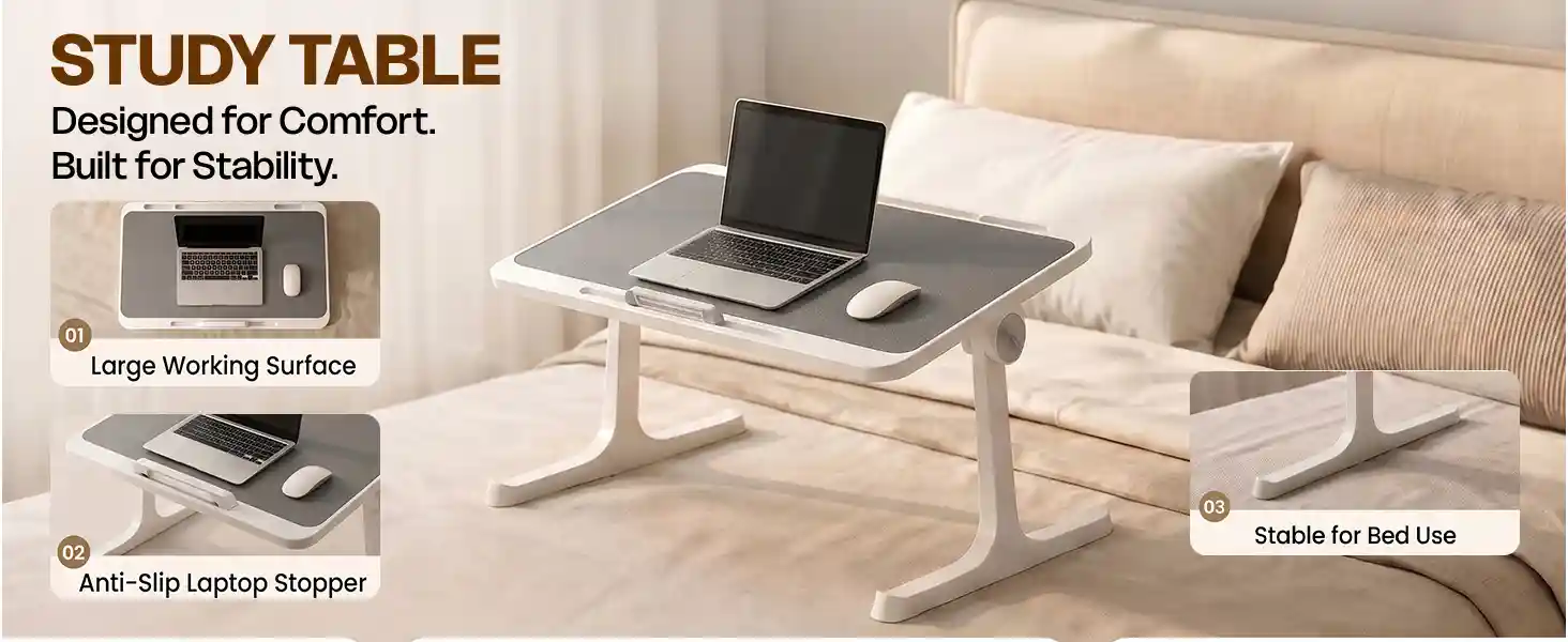 T9 Bed Table - Grey