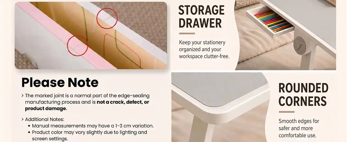 T9 Bed Table - Grey