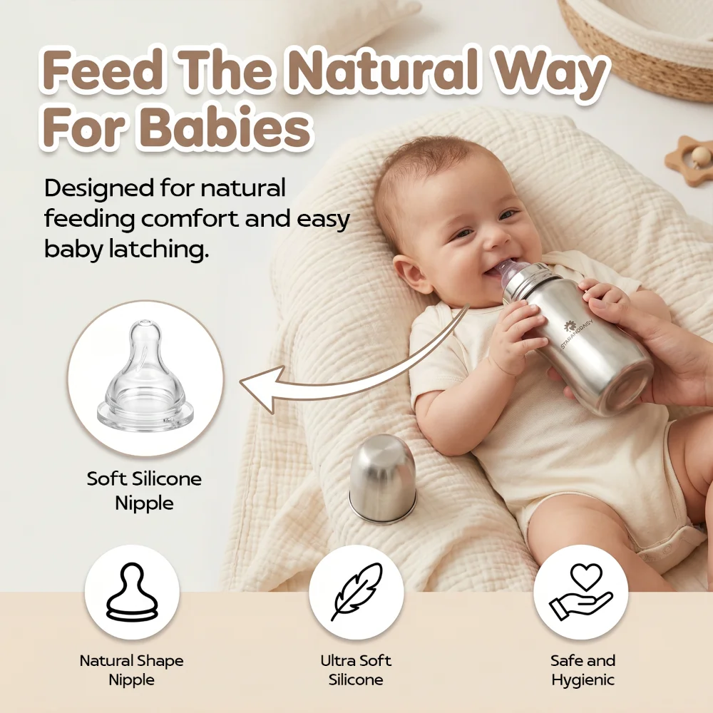 baby milk bottle wo grip
